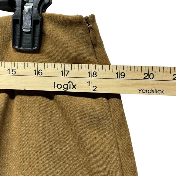 Casual Corner Annex Women's Brown 2 Pc Suit Set Soft Jacket Skirt Size XL - Picture 11 of 15